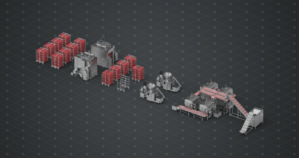 Ham sausage production line solution